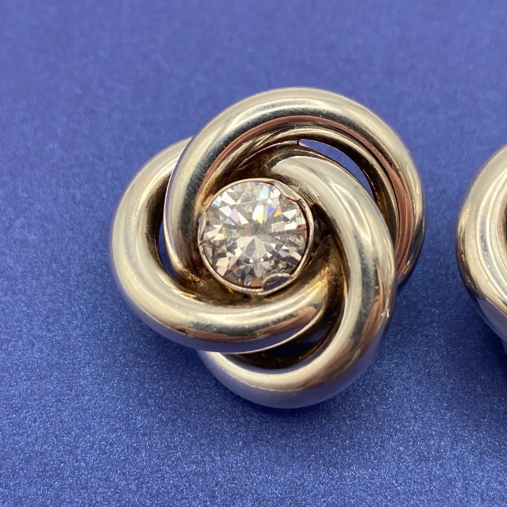 Vintage‎ unoaerre sterling earring clip on